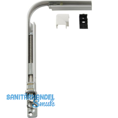 HAUTAU FL190 Eckwinkel-Spindelgetriebe 201 E biegbar Abdeckkappe wei�, links