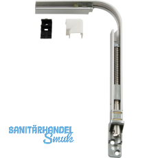 HAUTAU FL190 Eckwinkel-Spindelgetriebe 201 E biegbar Abdeckkappe wei�, rechts