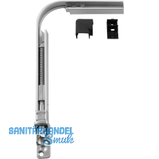 HAUTAU FL190 Eckwinkel-Spindelgetriebe 201 E biegbar Abdeckkappe schwarz, links