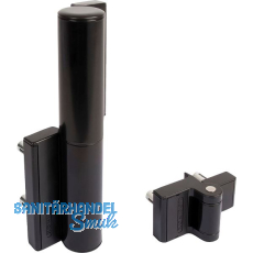 Selbstschlie�endes T�rband Tiger, Aluminium schwarz RAL 9005