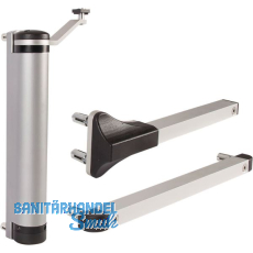 Türschließer Lion, für Türen bis zu 75 kg, Aluminium silberfärbig Türschließer Lion, für Türen bis zu 75 kg, Aluminium silberfärbig