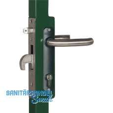 Rohrrahmenschloss H-Metall-WB f�r Einschwei�kasten, DM 35, PZ 92,eckig,Edelstahl