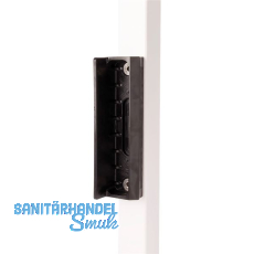 Schießblech/Toranschlag SMKLQF2 aus Polyamid, für Vierkantrohr,universal,RAL6005 Schießblech/Toranschlag SMKLQF2 aus Polyamid, für Vierkantrohr,universal,RAL6005