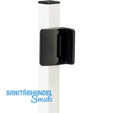 Schlie�blech/Toranschlag STKQF f�r Schwimmbadtorschloss TWIST40, RAL 9005