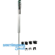 Integrierter Bolzen-Stangenriegel SUBY,Riegel 100mm Höhenverstellung, Alu silber Integrierter Bolzen-Stangenriegel SUBY,Riegel 100mm Höhenverstellung, Alu silber