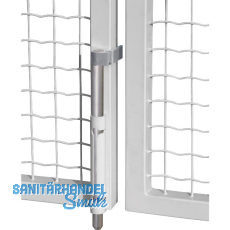 Stangenriegel VSF mit Achse/Flansch, Länge 490 mm, Aluminium RAL 9005 Stangenriegel VSF mit Achse/Flansch, Länge 490 mm, Aluminium RAL 9005