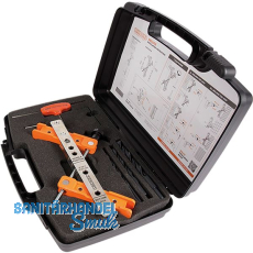 Werkzeugkoffer DRILL-FIX inkl. Bohrschablone für Schloss und Anschlag Werkzeugkoffer DRILL-FIX inkl. Bohrschablone für Schloss und Anschlag