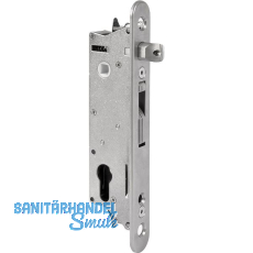 Rohrrahmenschloss Fiftylock mit Hakenriegel, PZ 92,DM 30 mm,Stulp rund,Edelstahl Rohrrahmenschloss Fiftylock mit Hakenriegel, PZ 92,DM 30 mm,Stulp rund,Edelstahl