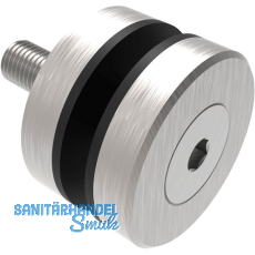 Glaspunkthalter für 8 - 18 mm, sichtbar geschraubt, ø 40 mm, Edelstahl V2A Glaspunkthalter für 8 - 18 mm, sichtbar geschraubt, ø 40 mm, Edelstahl V2A