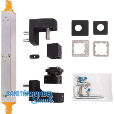 Einbau-T�r/Torschlie�er INTERIO, f�r T�ren bis 150 kg, Aluminium schwarz RAL9005