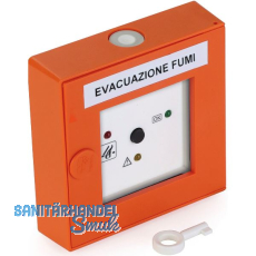 COMUNELLO RWA Feuertaster AF 220 VdS 24 V Aufputz Kunststoff orange RAL 2011 COMUNELLO RWA Feuertaster AF 220 VdS 24 V Aufputz Kunststoff orange RAL 2011