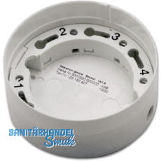 Montagesockel Aufputz 143 A, Kunststoff wei�