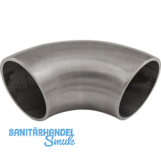 ECONOMY Schweissfitting 90° für Rohr ø 33,7 x 2,0 mm,Edelstahl geschliffen V2A ECONOMY Schweissfitting 90° für Rohr ø 33,7 x 2,0 mm,Edelstahl geschliffen V2A