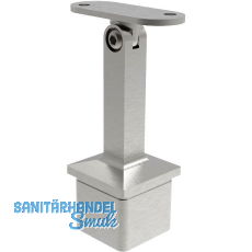 ECONOMY Rohrstütze verstellbar, Rohr 40 x 40 x 2,0 mm,Edelstahl geschliffen V2A ECONOMY Rohrstütze verstellbar, Rohr 40 x 40 x 2,0 mm,Edelstahl geschliffen V2A