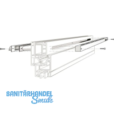 FRESH Luftkanal F33 f�r Hohlprofile zu Fensterfalzventil F32 Kunststoff RAL 9016