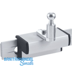 GEZE OL90N/OL95 Flügelbock gleitend für Holzfenster Euronut, Alu silber eloxiert GEZE OL90N/OL95 Flügelbock gleitend für Holzfenster Euronut, Alu silber eloxiert