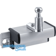 GEZE OL90N/OL95 Fl�gelbock Standard f�r Holzfenster Euronut, Alu silber eloxiert