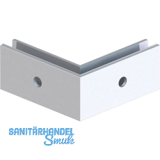 ECONOMY Au�enecke f�r Bodenprofil 0005, zur vorgesetzten Montage,silber eloxiert