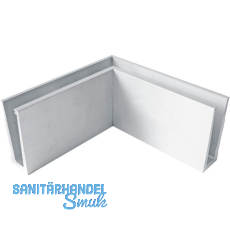 ECONOMY Innenecke für Bodenprofile 0004, Aluminium silber eloxiert ECONOMY Innenecke für Bodenprofile 0004, Aluminium silber eloxiert