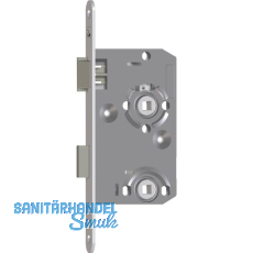 SAG Einstemmschloss 1 413000 WC, DM 55,Stulp 235x18x3mm,links, silber lackiert SAG Einstemmschloss 1 413000 WC, DM 55,Stulp 235x18x3mm,links, silber lackiert