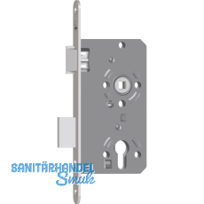 SAG Einstemmschloss 1 7464WO PZW,DM55,Stulp 235x20x3mm,links, silber lackiert SAG Einstemmschloss 1 7464WO PZW,DM55,Stulp 235x20x3mm,links, silber lackiert