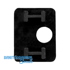 Einlage zu Glasklemmbeschlag Modell 26 f�r 10 mm Glas, Gummi