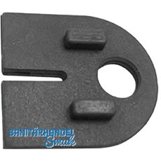 Einlage zu Glasklemmbeschlag Modell 22 f�r 10 mm Glas, Gummi