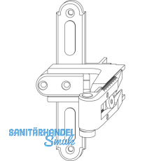 MACO RUSTICO Ladenkreuzband BLR gekröpft Gr. 2, verstellbar, schwarz (56970) MACO RUSTICO Ladenkreuzband BLR gekröpft Gr. 2, verstellbar, schwarz (56970)