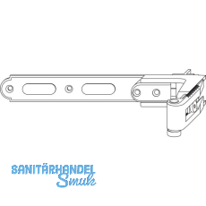 MACO RUSTICO Ladenlangband BLR gekr�pft Gr.1 L=200, verstellbar, schwarz (56990)