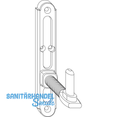 MACO RUSTICO Ladenplattenverstellkloben MV mit Gewinde, Abstand 22-50mm, schwarz MACO RUSTICO Ladenplattenverstellkloben MV mit Gewinde, Abstand 22-50mm, schwarz