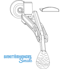 MACO RUSTICO Ladenhalter Tannenzapfen Gr. 1, Ladenstärke 25-50 mm, schwarz MACO RUSTICO Ladenhalter Tannenzapfen Gr. 1, Ladenstärke 25-50 mm, schwarz