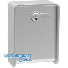 Schl�sselsafe/Aufputztresor APT Standard, 110 x 80 x 55 mm, Edelstahl geb�rstet