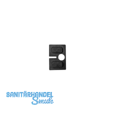 Einlage zu Glasklemmbeschlag Modell 23 für 10 mm Glas, Gummi Einlage zu Glasklemmbeschlag Modell 23 für 10 mm Glas, Gummi