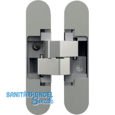 ANSELMI Türband verdeckt AN 140 3D, Großpackung, Zamak verchromt matt ANSELMI Türband verdeckt AN 140 3D, Großpackung, Zamak verchromt matt