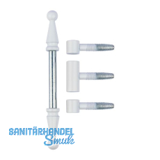 OTLAV Einbohrband mit Zierkopf Typ D13, Stahl weiß lackiert OTLAV Einbohrband mit Zierkopf Typ D13, Stahl weiß lackiert