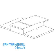 GU Thermostep Dichtplatte für Mittelstoß unten IV110, schwarz GU Thermostep Dichtplatte für Mittelstoß unten IV110, schwarz