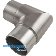 ECONOMY Eckbogen 90° für Rohr ø 42,4 x 2,0 mm,Edelstahl geschliffen V2A ECONOMY Eckbogen 90° für Rohr ø 42,4 x 2,0 mm,Edelstahl geschliffen V2A