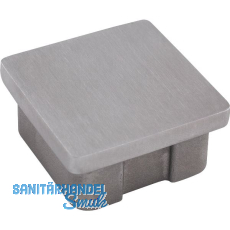 ECONOMY Endkappe eckig für Rohr 40 x 40 x 2,0 mm,Edelstahl geschliffen V2A ECONOMY Endkappe eckig für Rohr 40 x 40 x 2,0 mm,Edelstahl geschliffen V2A