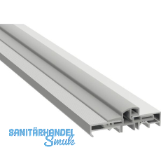 Türschwelle TRANSIT 76 - 94, 5000 mm, Höhe 24 mm, Aluminium silber eloxiert Türschwelle TRANSIT 76 - 94, 5000 mm, Höhe 24 mm, Aluminium silber eloxiert