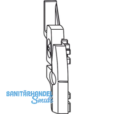 WINKHAUS Schlie�blech SBA.K.161.DFE-TFE.RS f�r PVC, rechts, ALUPLAST