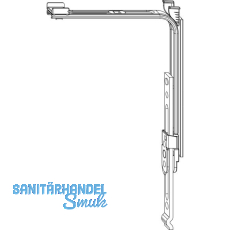 MACO MM Eckumlenkung senkrecht, ohne Zapfen, verlängerbar (222214) MACO MM Eckumlenkung senkrecht, ohne Zapfen, verlängerbar (222214)