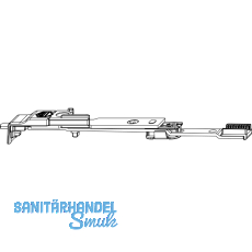 MACO MM Endverschluss Stulpfl�gelgtr. Beschlagsnut oben, Kippschwinge (211745)