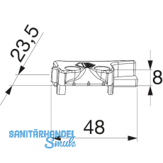 MACO MM Hebeteil PVC 12/20-13, KBE/KÖMMERLING/TROCAL, links, silber (359295) MACO MM Hebeteil PVC 12/20-13, KBE/KÖMMERLING/TROCAL, links, silber (359295)