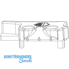 MACO MM Hebeteil PVC 12/20-13, ALUPLAST, rechts, silber (356323)
