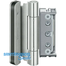 Türband BAKA Protect 4010 3D FD, 1 Satz = 3 Stk. Stahl verzinkt silber Türband BAKA Protect 4010 3D FD, 1 Satz = 3 Stk. Stahl verzinkt silber