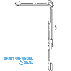 MACO MM Eckumlenkung senkrecht 1 iS, mit Zahnk�stchen, verl�ngerbar (210096)