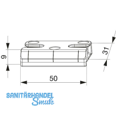 MACO Schließteil iS PVC 12/20-13, SERAL, silber (354739) MACO Schließteil iS PVC 12/20-13, SERAL, silber (354739)