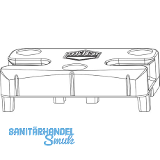 MACO Schlie�teil iS PVC 12/20- 9, ALIPLAST/RC SYSTEM/SEPALUMIC, silber (96144)