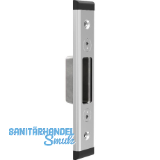 Schließplatte für Mehrfachverriegelungen, Secury 1-flg. mit Endstücke, Edelstahl Schließplatte für Mehrfachverriegelungen, Secury 1-flg. mit Endstücke, Edelstahl