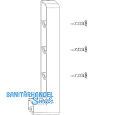 MACO HS Flügelpositionierer für Kunststoffprofile, silber (102949) MACO HS Flügelpositionierer für Kunststoffprofile, silber (102949)